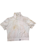 Rust Dyed Cultivated Crop Top #6 - MEDIUM