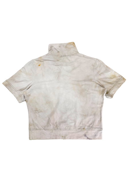 Rust Dyed Cultivated Crop Top #6 - MEDIUM