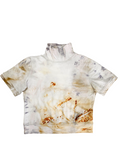 Rust Dyed Cultivated Crop Top #8 - MEDIUM
