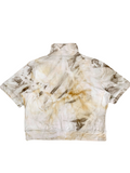 Rust Dyed Cultivated Crop Top #11 - LARGE