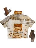Rust Dyed Cultivated Crop Top #1 - SMALL