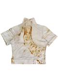 Rust Dyed Cultivated Crop Top #3 - SMALL