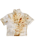 Rust Dyed Cultivated Crop Top #4 - SMALL