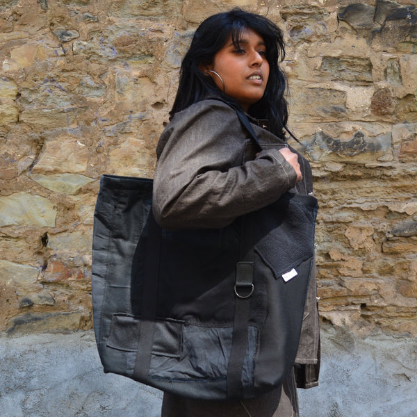 Freeform Textile Tote